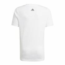 T shirt à manches courtes Enfant Adidas Essentials Blanc