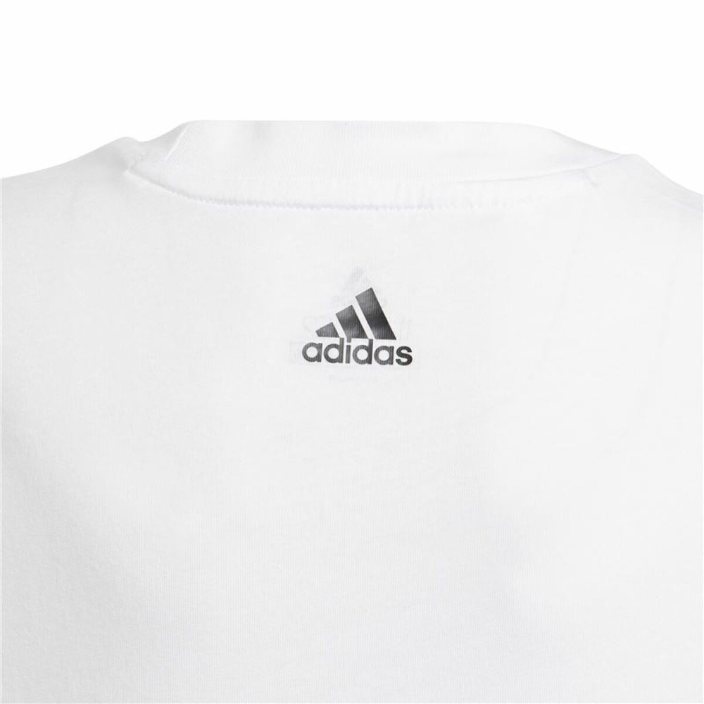 Kurzarm-T-Shirt für Kinder Adidas Essentials Weiß