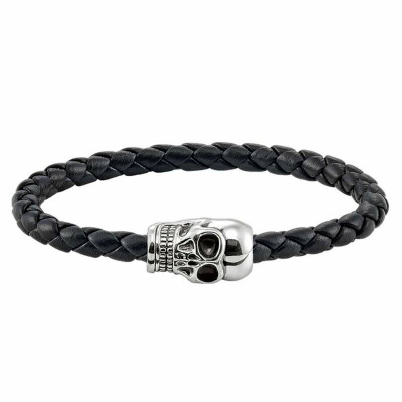 Bracelet Unisexe Thomas Sabo UB0018-823-11 Argenté Noir 18,5 cm 16,5 cm