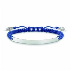 Bracelet Femme Thomas Sabo LBA0066-897-1 16 - 19 cm Argenté Bleu 21 cm