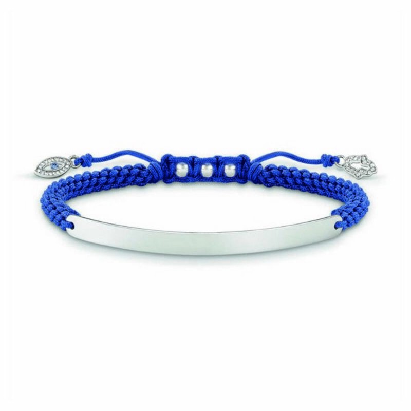 Damenarmreif Thomas Sabo LBA0066-897-1 16 - 19 cm Silberfarben Blau 21 cm