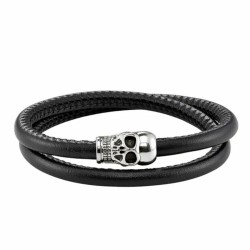 Unisex-Armreif Thomas Sabo UB0010-825-11 Silberfarben Schwarz 15 cm