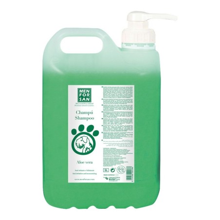 Shampoing pour animaux de compagnie Menforsan 5 L Chien Aloe Vera