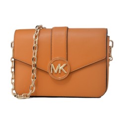 Damen Handtasche Michael Kors 35S2GNML2L-HONEY-COMB Orange 23 x 5 x 17 cm