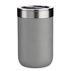 Toothbrush Holder Berilo BP15-002-3 Grey Silver Plastic 7,7 x 11,2 x 7,7 cm (6 Units)