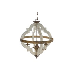 Ceiling Light Home ESPRIT White Bronze Iron Fir 40 W 63 x 63 x 74 cm