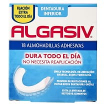 Coussinets Adhésifs pour Dentiers INFERIOR Algasiv ALGASIV INFERIOR (18 uds)