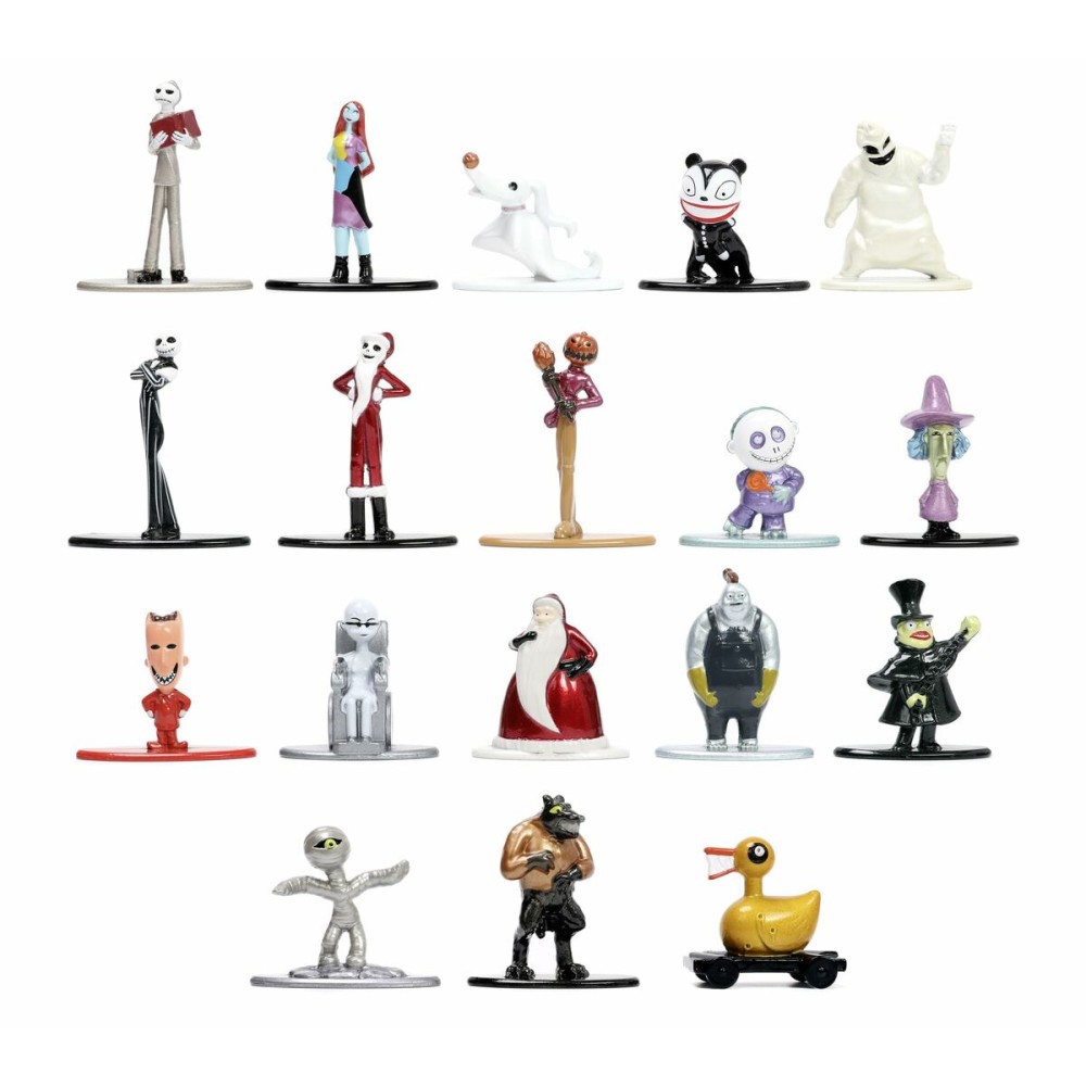 Ensemble de Figurines The Nightmare Before Christmas 4 cm 18 Pièces