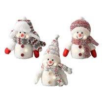 LED Schneemann Weihnachtsschmuck Lumineo 11 x 8 x 18 cm