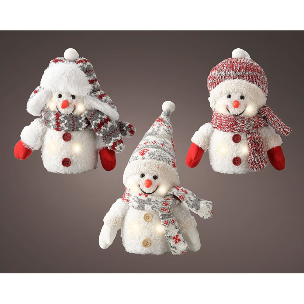 LED Schneemann Weihnachtsschmuck Lumineo 11 x 8 x 18 cm