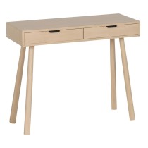 Console Naturel Bois de pin Bois MDF 90 x 35 x 75 cm