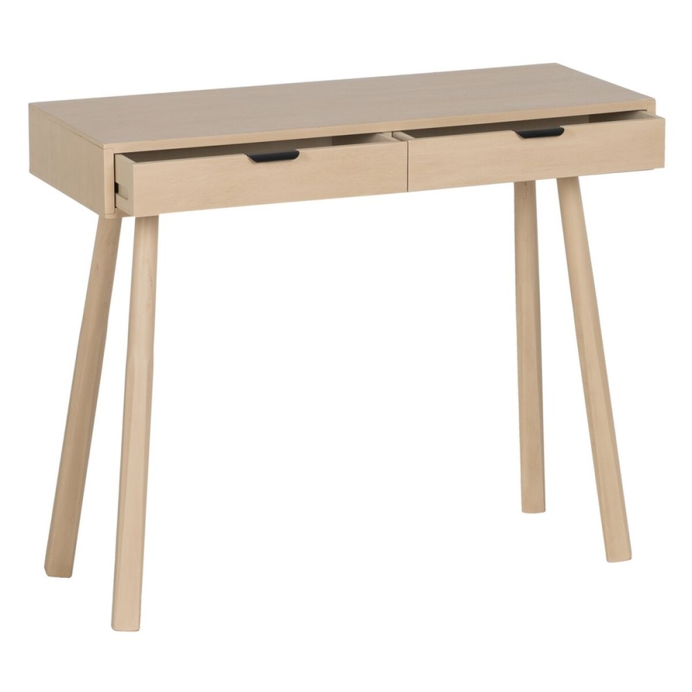 Console Naturel Bois de pin Bois MDF 90 x 35 x 75 cm