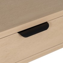 Console Naturel Bois de pin Bois MDF 90 x 35 x 75 cm