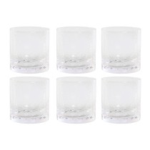 Set of glasses Home ESPRIT Transparent Crystal With relief (6 Units)