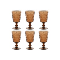 Set de Verres Home ESPRIT Verre 8,5 x 8,5 x 16,3 cm (6 Unités)