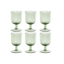 Set de Verres Home ESPRIT Vert Verre 300 ml 8 x 8 x 14 cm (6 Unités)