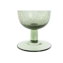 Set of cups Home ESPRIT Green Crystal 300 ml 8 x 8 x 14 cm (6 Units)