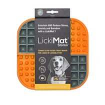 Futternapf für Hunde Lickimat Dog Slomo Orange Polypropylen TPR