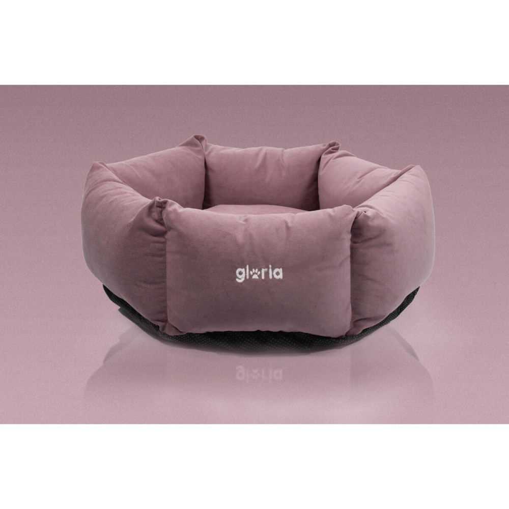 Lit pour chien Gloria Hondarribia Rose 60 x 60 cm Hexagonal