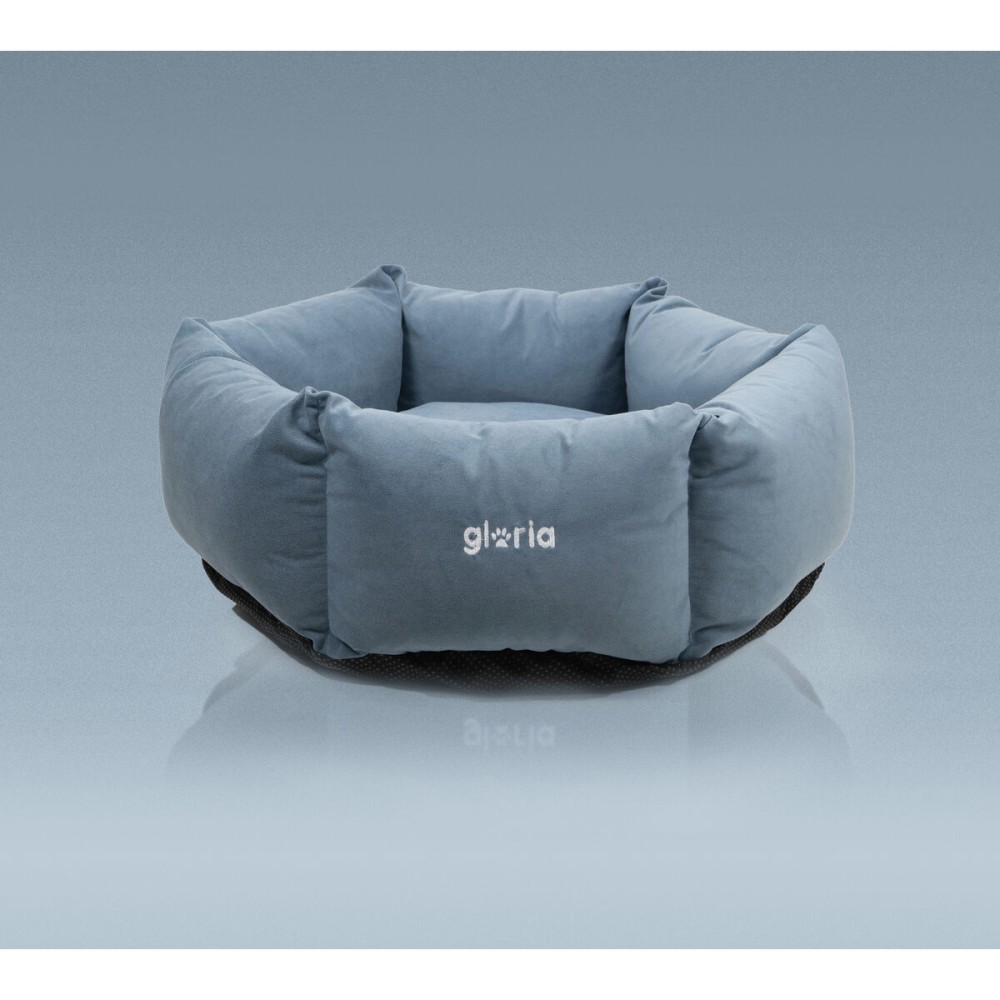 Hundebett Gloria Hondarribia Blau 75 x 75 cm Sechseckig