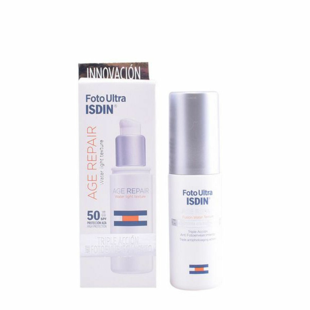 Sonnenschutzcreme für das Gesicht Foto Ultra Isdin SPF 50+ (50 ml) Creme Gesichtslotion