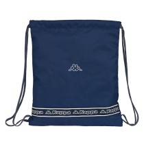 Rucksacktasche mit Bändern Kappa Navy Marineblau (35 x 40 x 1 cm)