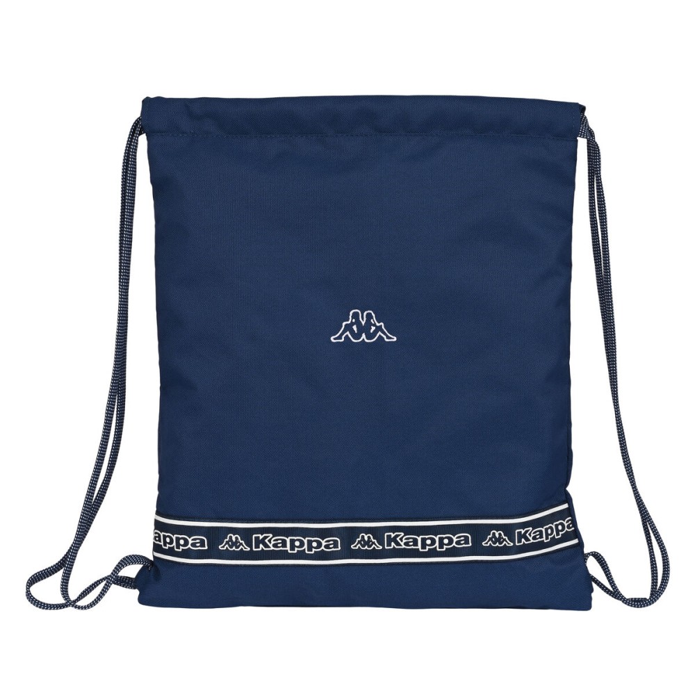 Backpack with Strings Kappa Navy Navy Blue (35 x 40 x 1 cm)