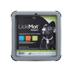 Futternapf für Hunde Lickimat Indoor Keeper Grau Polypropylen