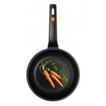 Wok Pan BRA Sartén Efficient Black Aluminium Ø 24 cm