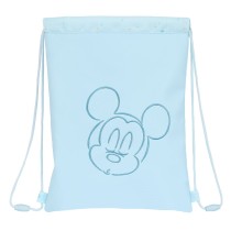 Sac à dos serré par des ficelles Mickey Mouse Baby Bleu clair 26 x 34 cm