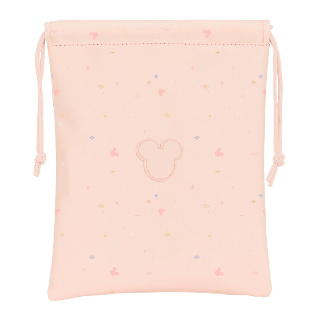 Sac à goûter Minnie Mouse Baby Rose clair 20 x 25 cm Sac