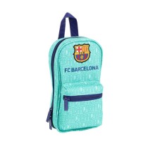 Backpack Pencil Case F.C. Barcelona Turquoise 12 x 23 x 5 cm 33 Pieces