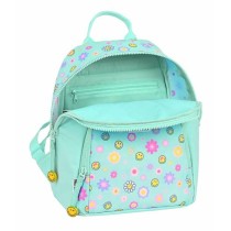 Child bag Smiley Summer fun Turquoise 25 x 30 x 13 cm Mini