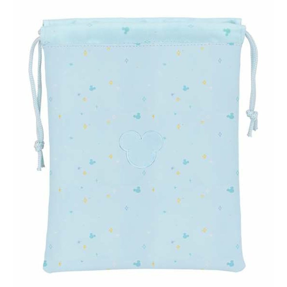 snack bag Mickey Mouse Baby Light Blue Polyurethane 20 x 25 cm