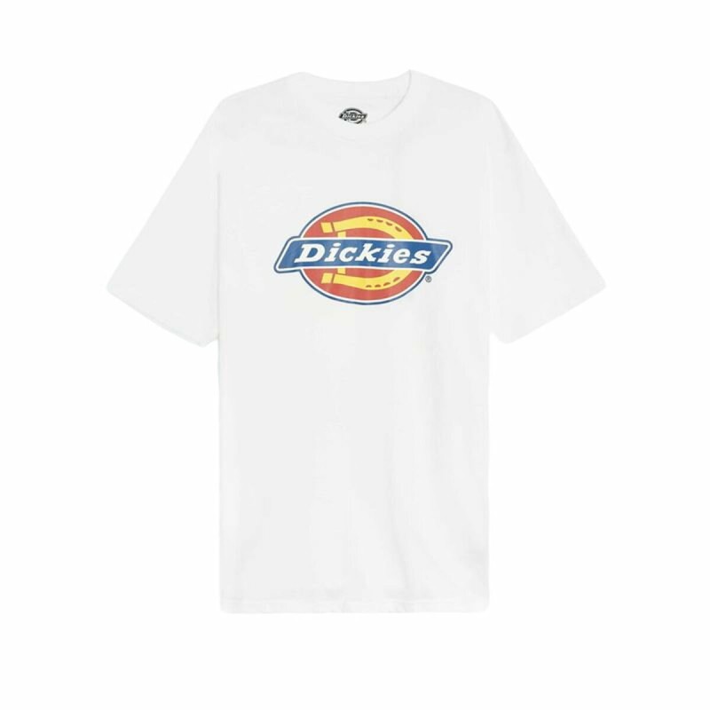 Short Sleeve T-Shirt Dickies Icon Logo White Unisex