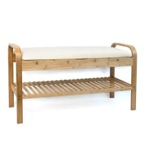 Shoe bench Vinthera Moa Beige Wood 90 x 33 x 50 cm