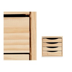 Schubladenschrank 37 x 30 x 39 cm Kiefernholz