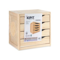 Schubladenschrank 37 x 30 x 39 cm Kiefernholz