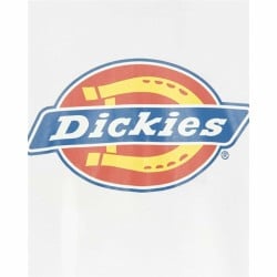 Short Sleeve T-Shirt Dickies Icon Logo White Unisex