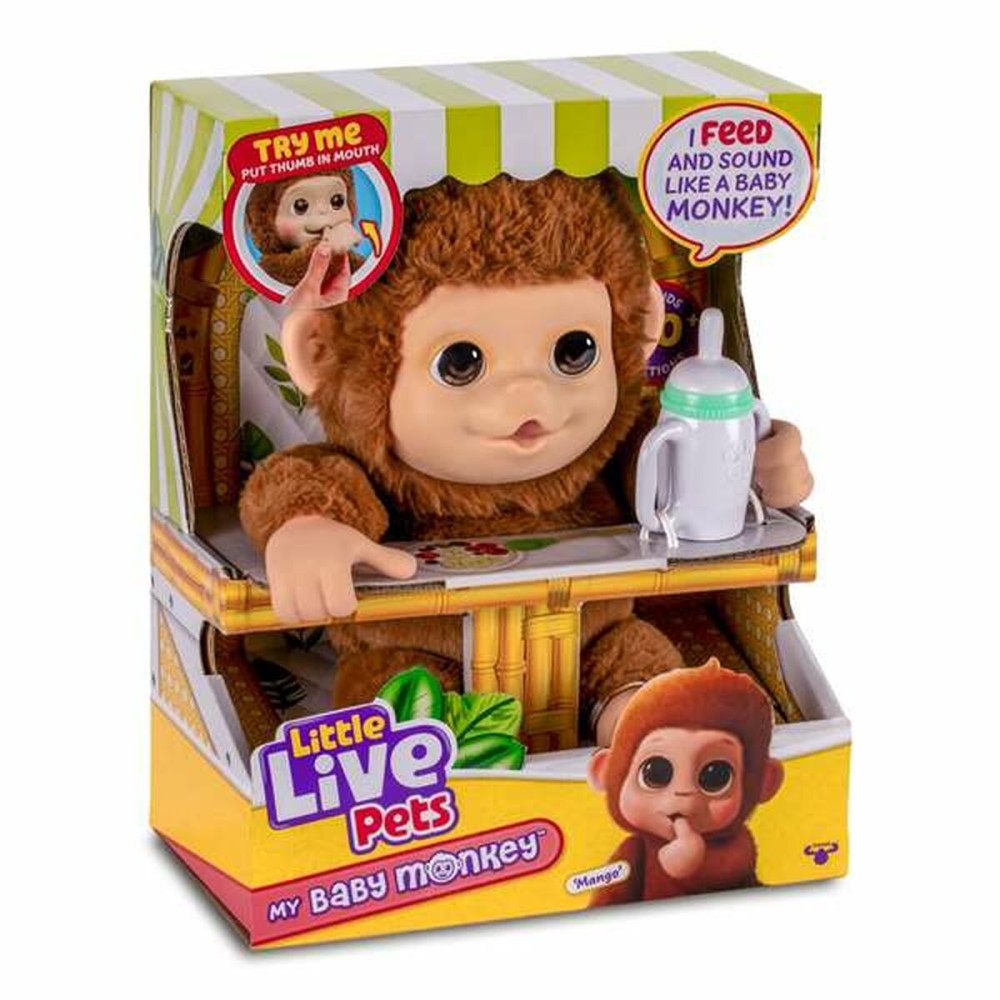 Interactive Pet Famosa My Baby Monkey Little Live Pets