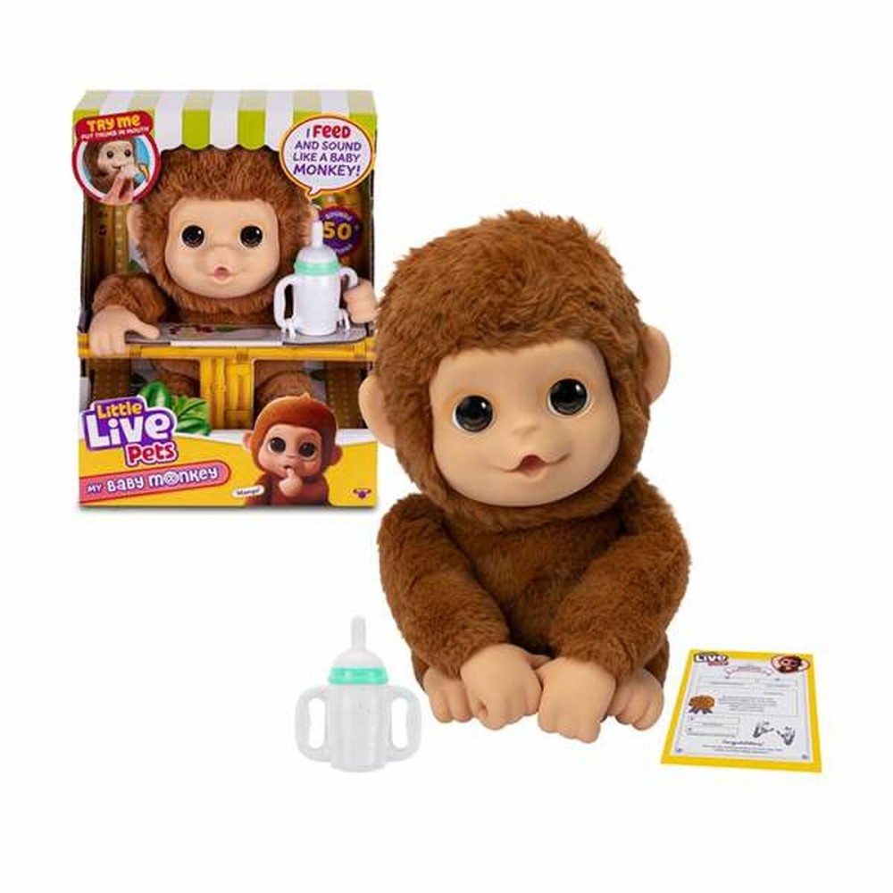 Interactive Pet Famosa My Baby Monkey Little Live Pets