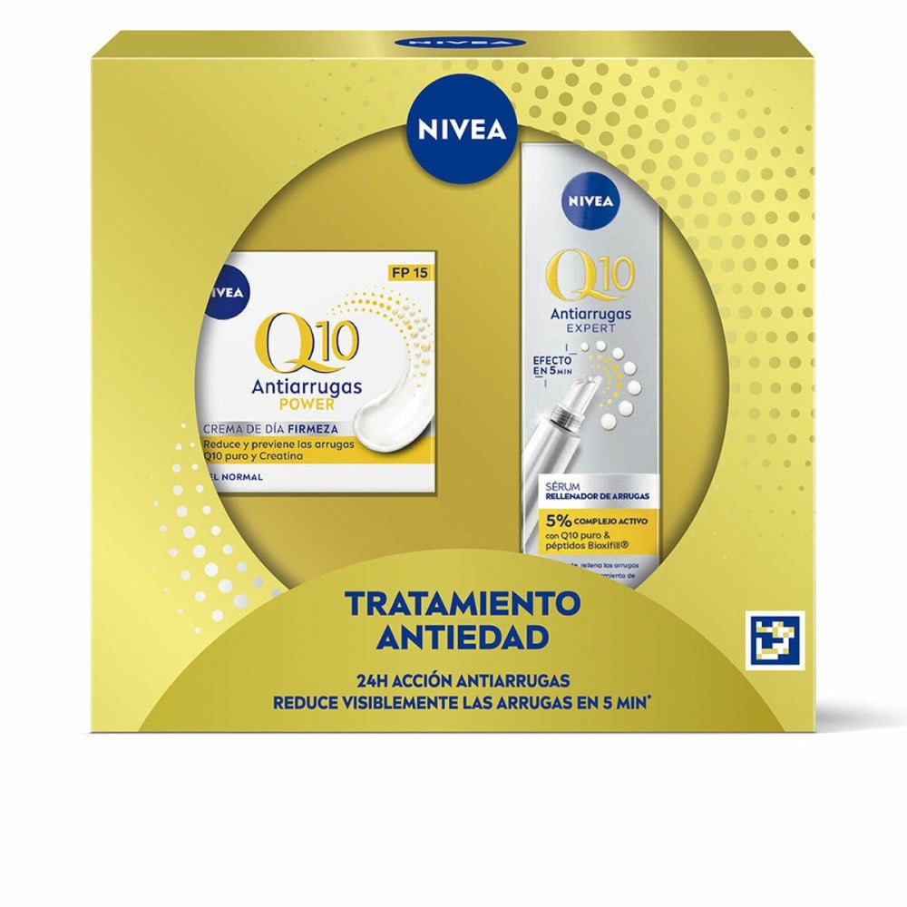 Set de Cosmétiques Femme Nivea Q10 ANTI-ARRUGAS Anti-âge Q10 2 Pièces