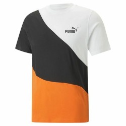 T-Shirt Puma Power Cat Dunkelorange Herren