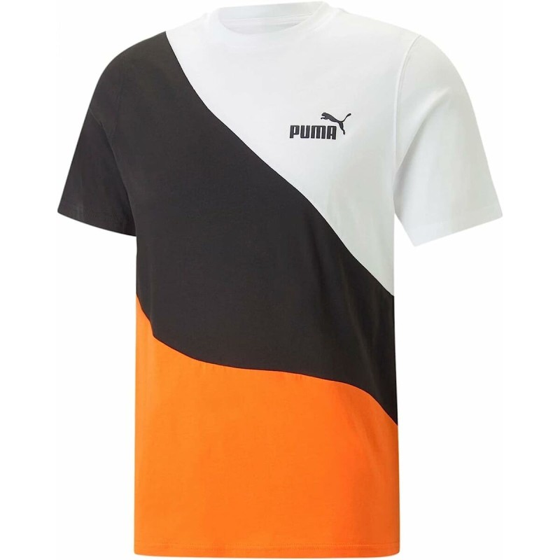 T-Shirt Puma Power Cat Dunkelorange Herren