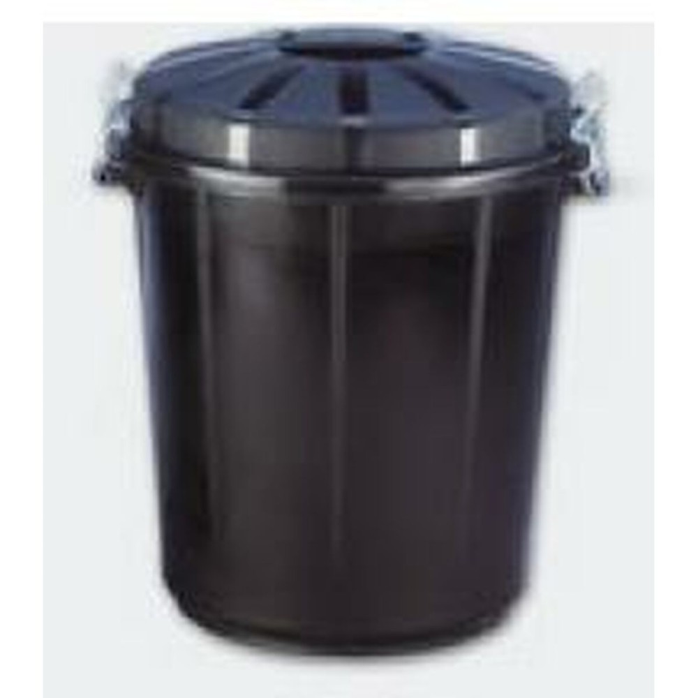 Poubelle Denox 70 L Noir Plastique