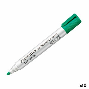 Marqueur pour tableau blanc Staedtler Lumocolor Tableau blanc 8 Pièces Vert (10 Unités)