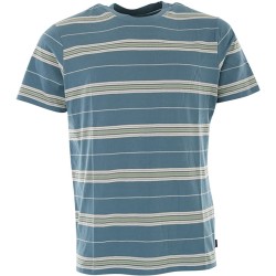 T-Shirt Rip Curl Surf Revival Stripe Aquamarin Herren