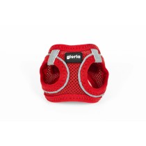 Harnais pour Chien Gloria Trek Star 27-28 cm 31-34,6 cm Rouge XS