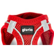 Harnais pour Chien Gloria Trek Star 27-28 cm 31-34,6 cm Rouge XS