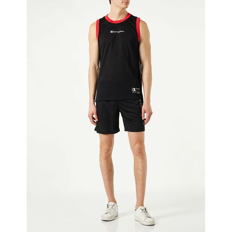 Maillot de Corps sans Manches pour Homme Champion Tank Top Noir